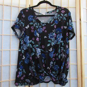 Candie's Short Sleeve Blouse Size XL